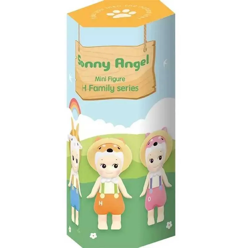 Blind Box Mystery Box H Family Series Mini Doll Blind Box Decoratie verrassing Gift Desktop Ornament Anime Baby Figure Toy T240506
