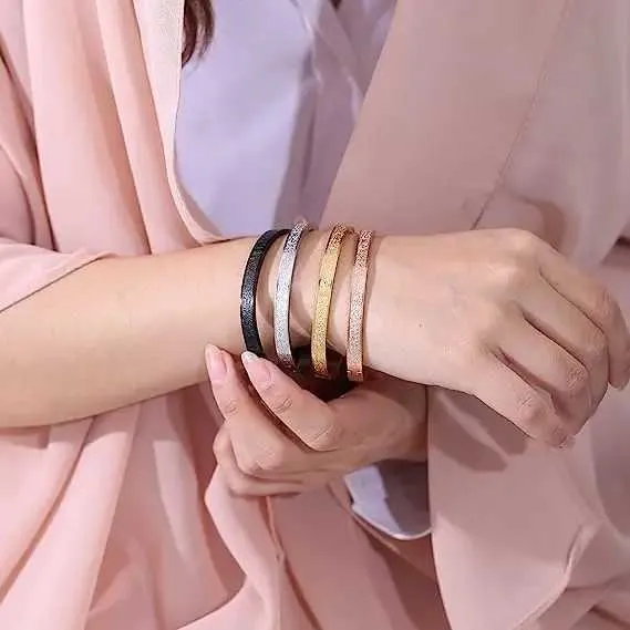 VASSAGO Herren-Armband Mit Allah-Schrift – Edelstahl, Größenverstellbar (225 Mm), Islamischer Schmuck, Im Samtbeutel