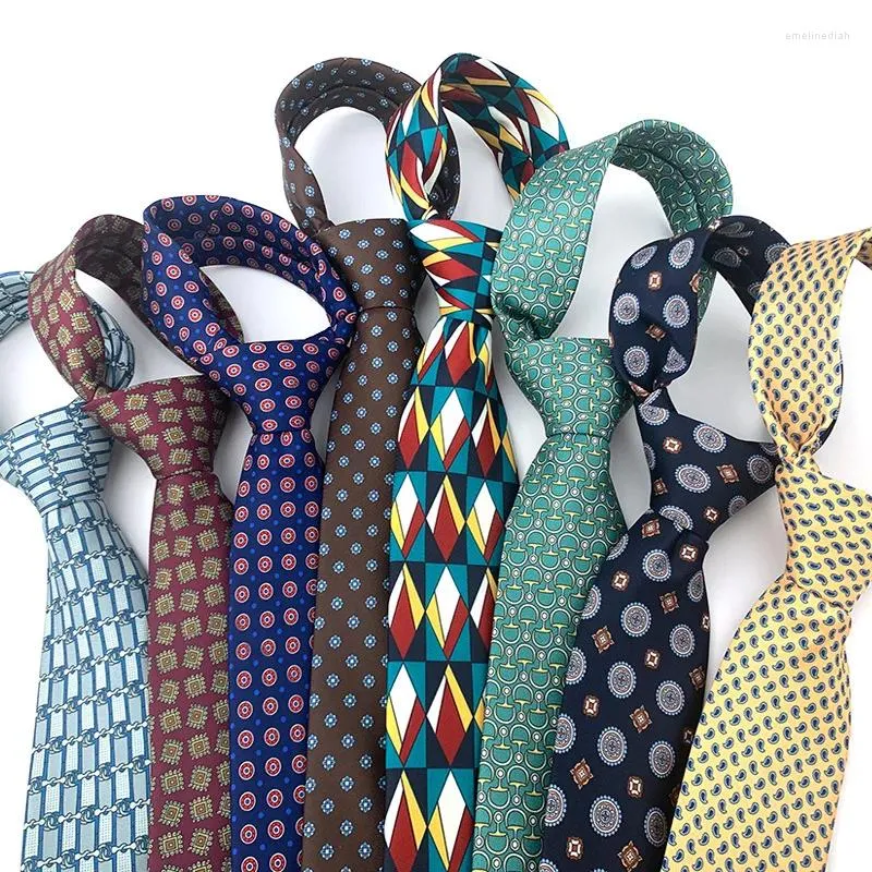 Bow Ties Printing Process Simulation Silk Polyester Fabric Fashionable Retro Men's Tie Feels Silky And Smooth Neckties