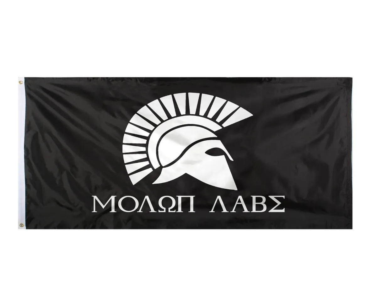 3x5fts 90CMX150CM Greek Spartan Molon Labe Flaga Przyjdź i weź to bezpośrednią fabrykę1373702