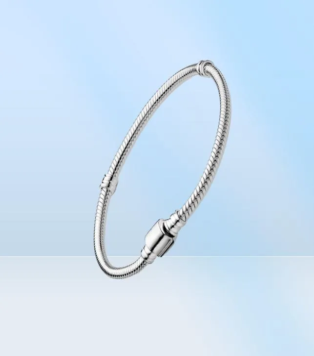 925 Bracelet de la chaîne de fermoir en argent sterling ajustement Authentique Charme européen en ligne pour les femmes accessoires de bijoux de mode 3830783