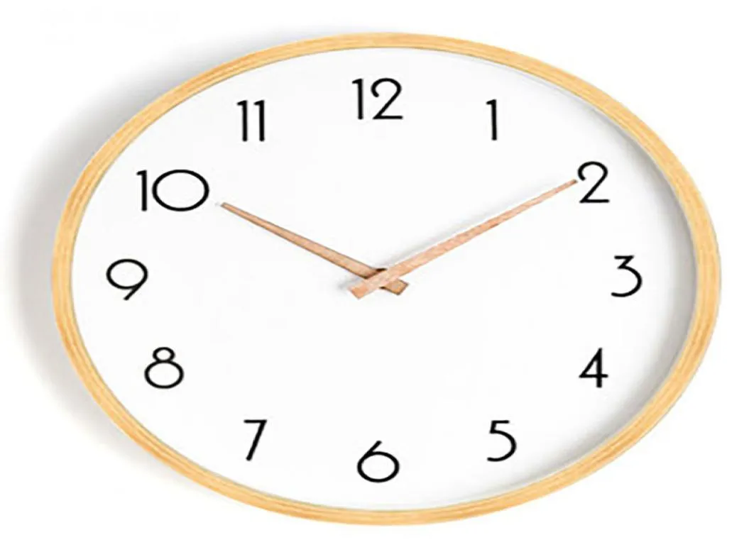 Nordic Wall Clock Home Living Room Современные минималистские часы декор безмолвный механизм, продающий 5q141 Y2001093452170