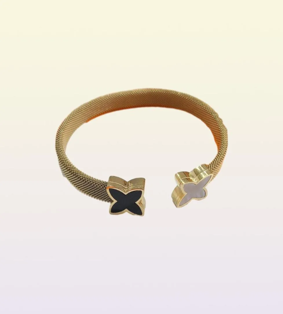 Diseñador de moda Mujeres brazalete de brazalete Delicado joyería de lujo nueva pulsera de cuero de oro magnético pulsera S4605674