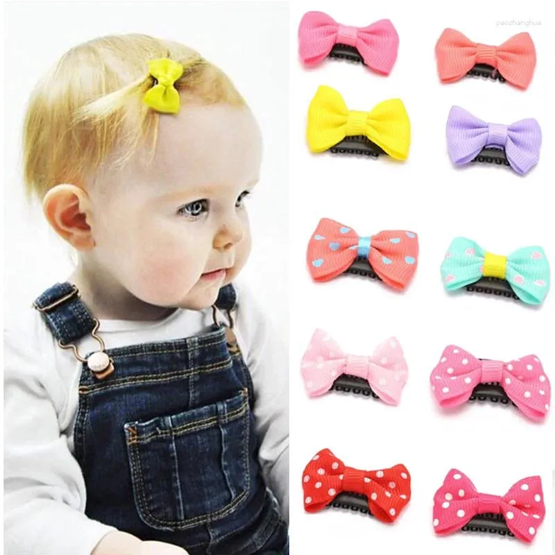 Acessórios para o cabelo 10pcs Crianças de gancho de cabelo aleatório Barrettes infantil garotas meninas borboleta moda moda clipes fofos decoração