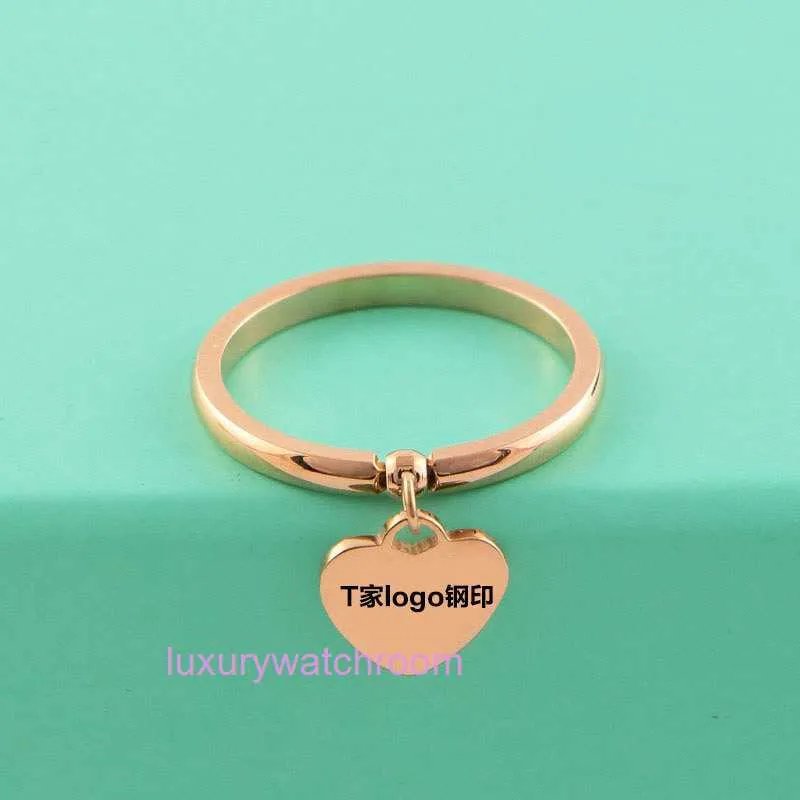 Bande de femmes Tiifeany Ring Jewelry Love Seal Letter