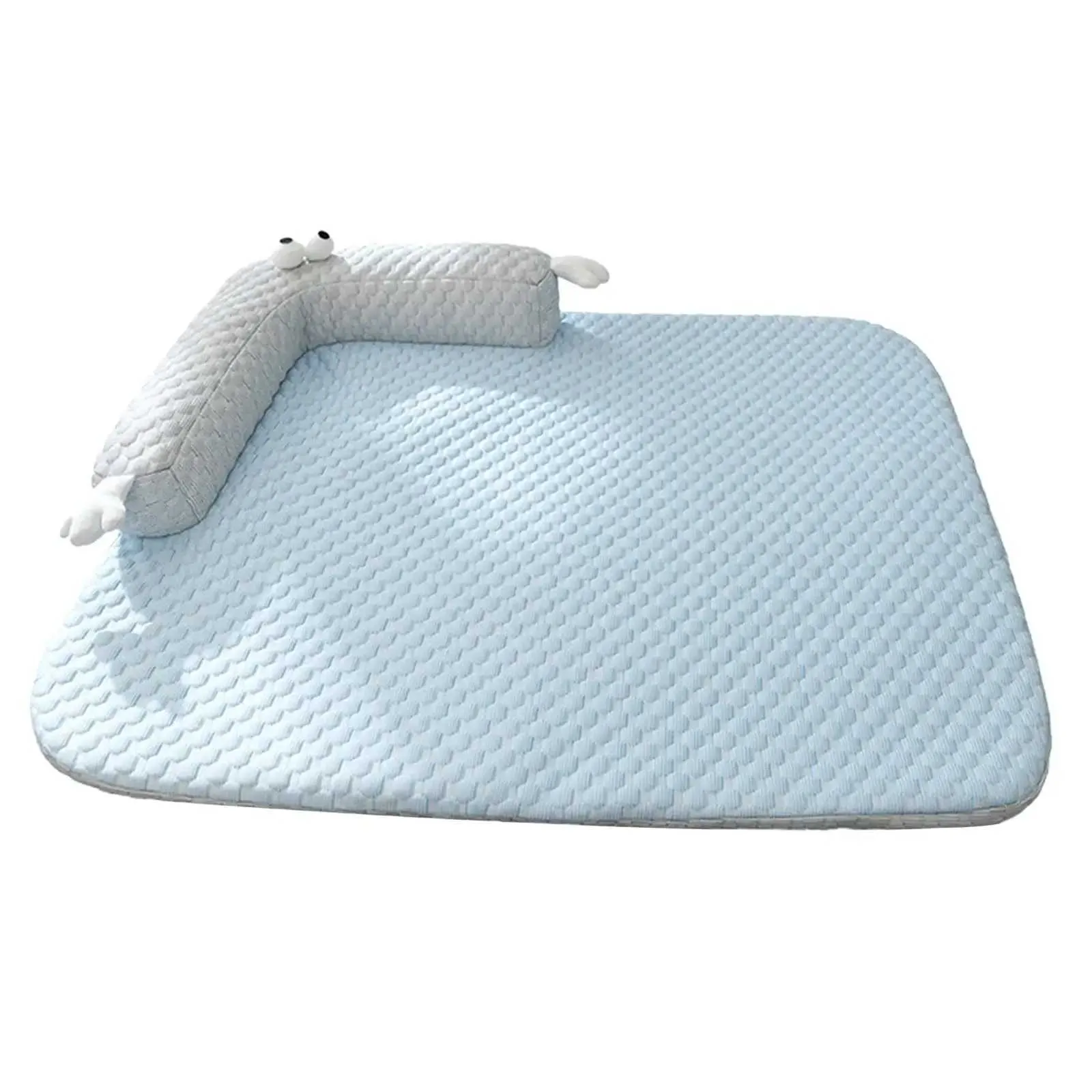 Dog Bed Mat Pet Sleeping Pad Non Slip Bottom Blanket Comfortable Cat Bed Liner Summer Cooling Mat for Beach Lawn Sofa Kennels