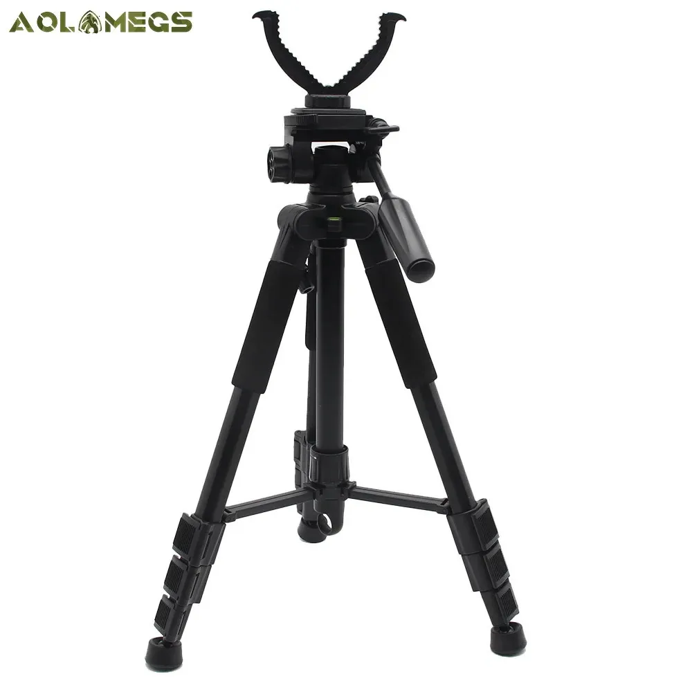 Outdoor Hunting Accessories Tripod For Hunting Shooting Stick Rack Aluminum VYoke Shooting Rack Universal Camera Tripod 240428