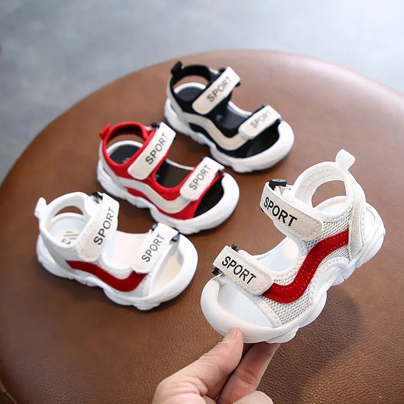 Baby Boy Sandals Kids Summer Sport Toddler Shoes Mesh Breathable Boys Sneakers Child Beach 03 Years Sandalia Infantil 240425