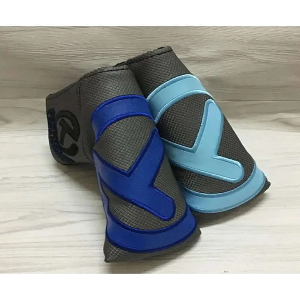 High Quality T Embroidery Golf Putter Cover PU Leather Golf Blade Putter Head Cover 8 Colors5875765 637