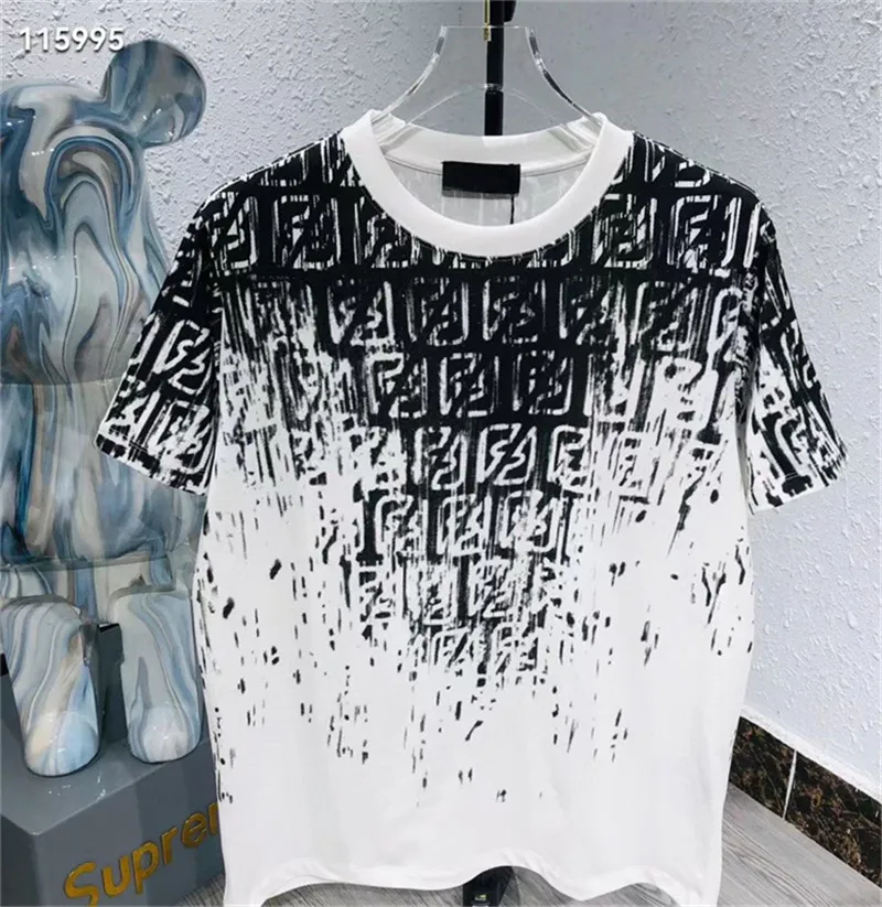 Zomer Crewneck Parisian Men's T-shirt Designer Luxe Swarms Letter T-shirt Classic Fashion Women Casual korte mouwen T-shirt US S-XL #A3