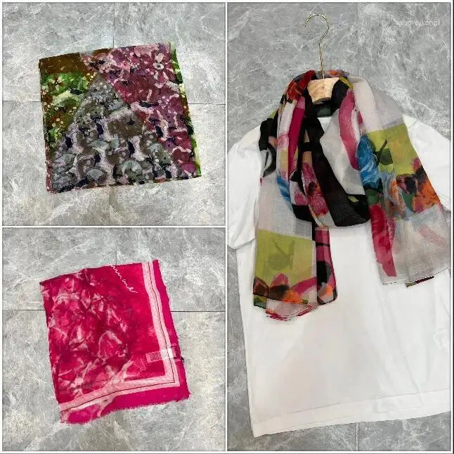 Scarves Foreign Trade Spain Original D Scarf Casual Sun Protection Thin Printed Shawl Long 100 185 Soft And Fashionable