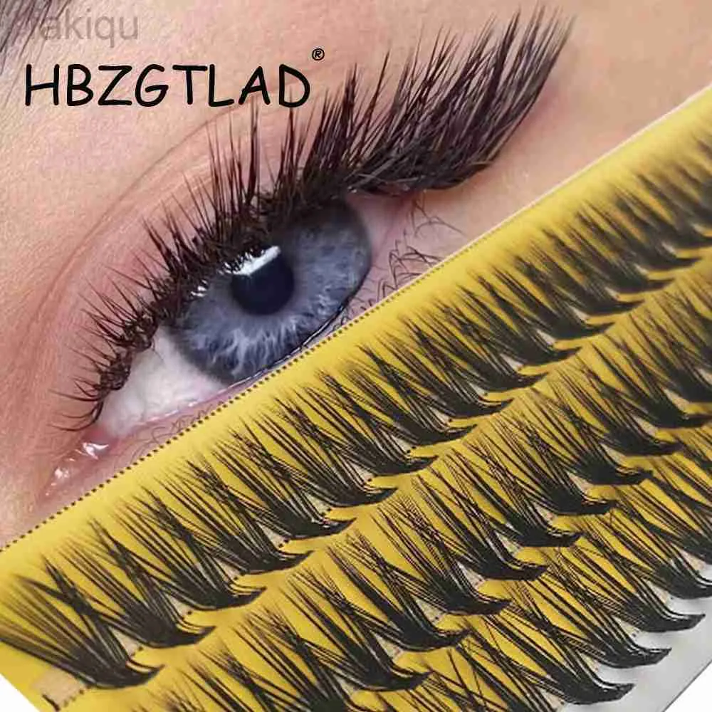 False Eyelashes HBZGTLAD New 20D L Curled Super Cluster Eyelash Extender Natural Mink Eyelash Personal Eyelash Makeup Tool Cilias Roll d240508