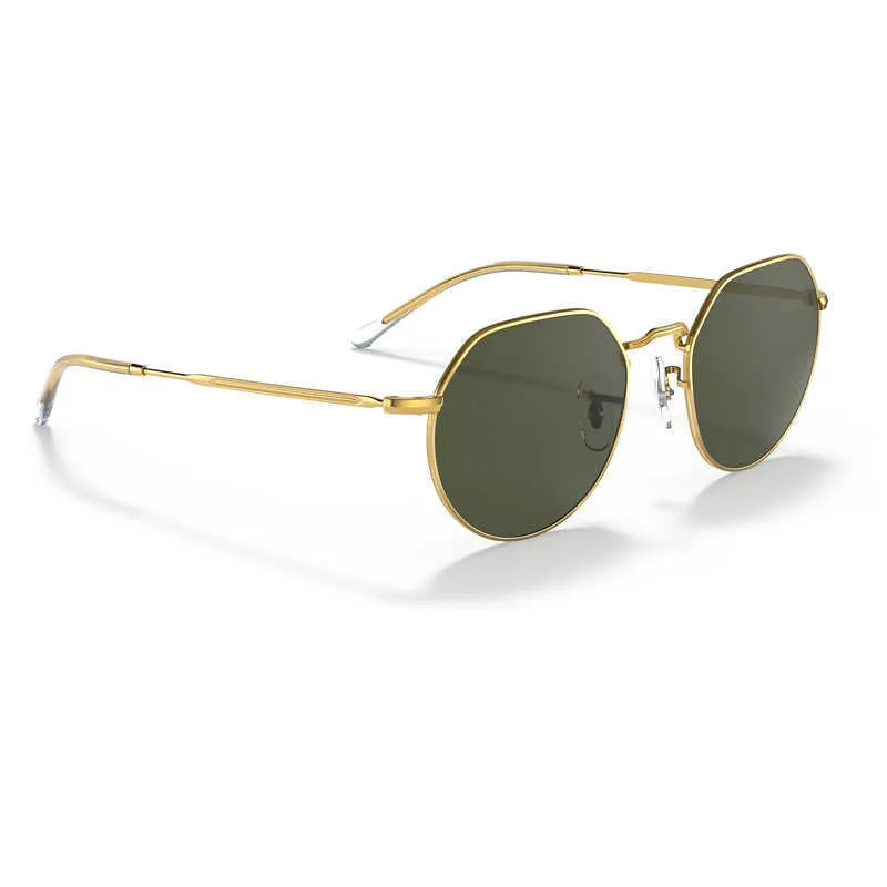 TRENDE 3565 Lunettes de soleil Cadre polygonal métallique Lentions progressives pour les hommes et les femmes à la mode