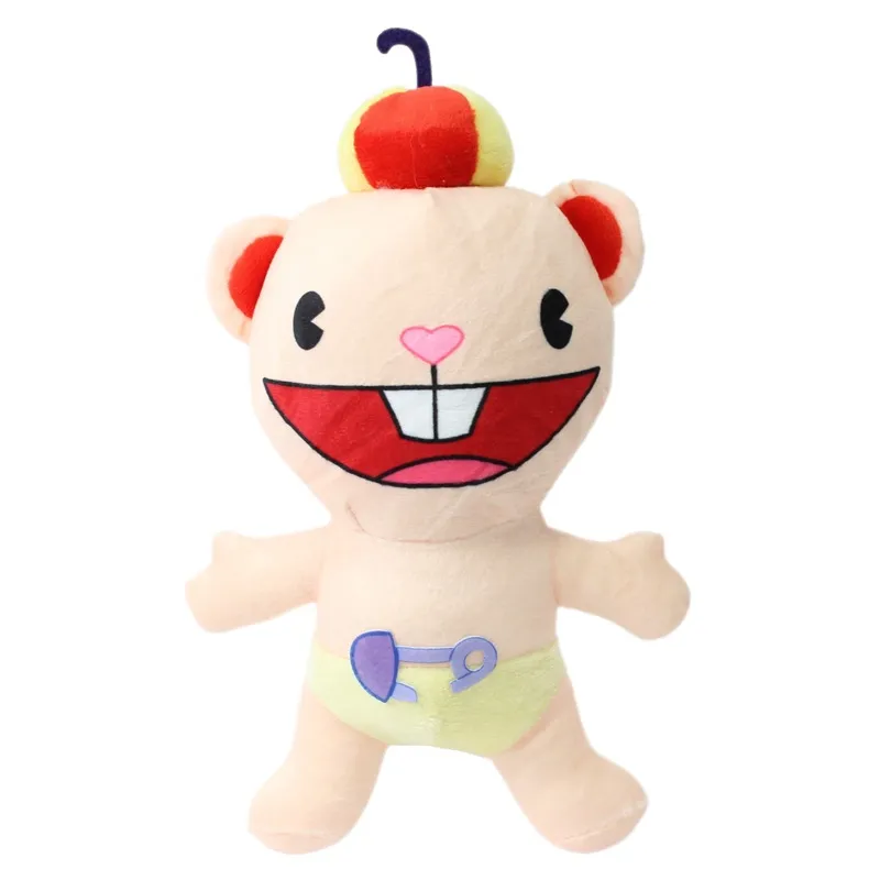 Peluche Happy Tree Friends 28 Cm – Flaky, Flippy & Autres Personnages HTF – Cadeau Anniversaire Enfant & Adulte