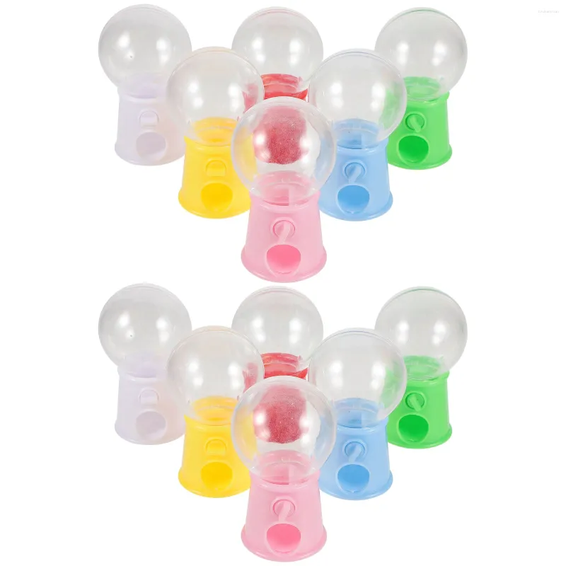 Bottiglie di stoccaggio 12 pezzi Candy Mini Machine Destivatori per bambini Decorazioni per matrimoni Piccola distributore