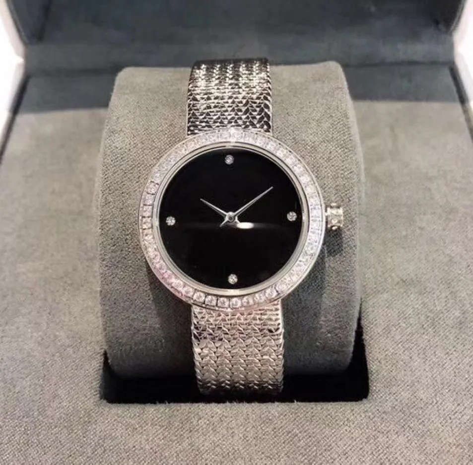 Masowe zegarki damskie Danies Designer Watch luksus Diamond Quartz Japan Ruch Ruch Gold RandWatches Prezenty Montre de Luxe femme6070216