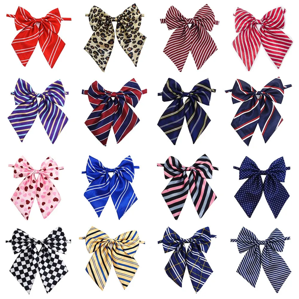 50100pcs Pet Dog the Busk Puppy Acessórios Flores Bowknot Bowtie Collar Products para Small 240508