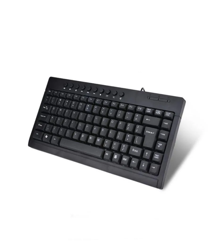 Mini 85 Taste USB Wired Keyboards Compact Thin Office -Tastatur für Desktop -PC -Laptops Computer Notebook6056573