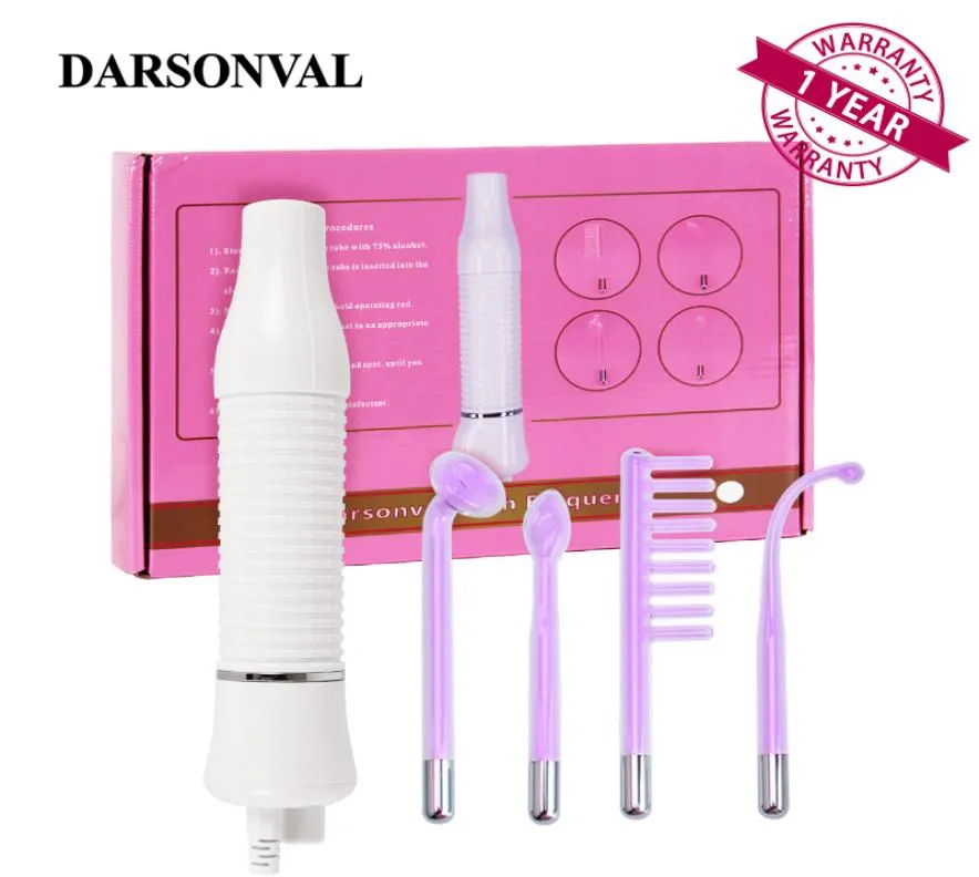 DarsonVal Portable High Frequency Device Violet Ray Facial Machine Acne Remover Purple Light Machine voor gezicht Massager Spa C03015069504