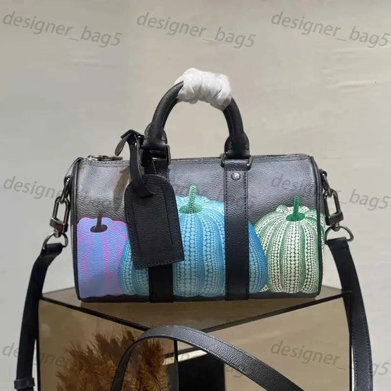 10a original kvalitet Duffel Bag Keepall 25 resväskor utomhus läder vanligt tryck tote designer messenger väska män kvinnor lage väska