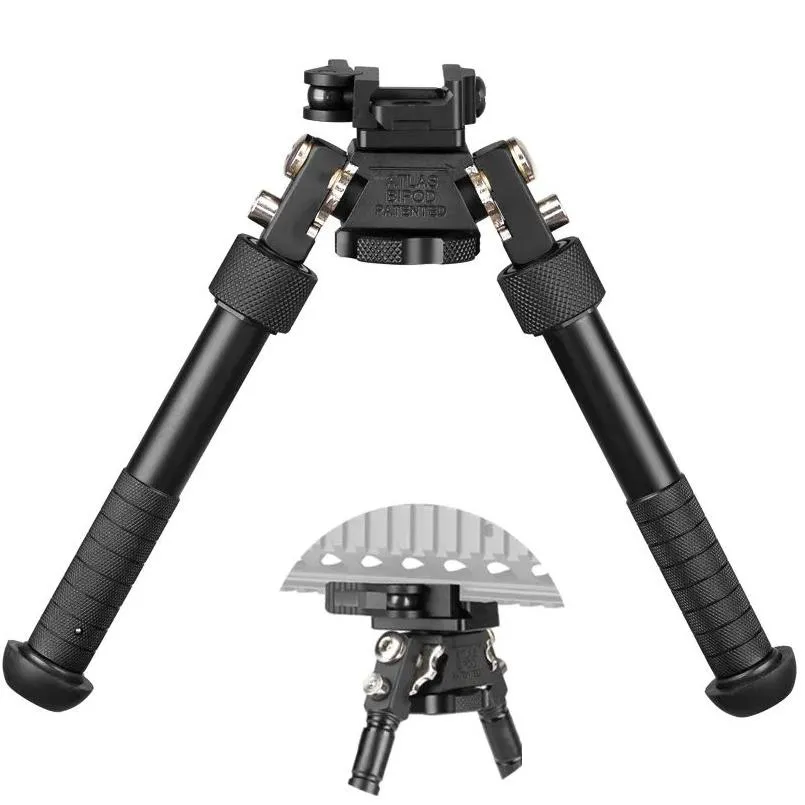 Scope Mounts Accessories Tactical V8 Tripod Bipod 360° Rotating Bracket All-Metal 20Mm Rail Sniper Telescopic Hunting Mount Drop Deliv Ots7Y