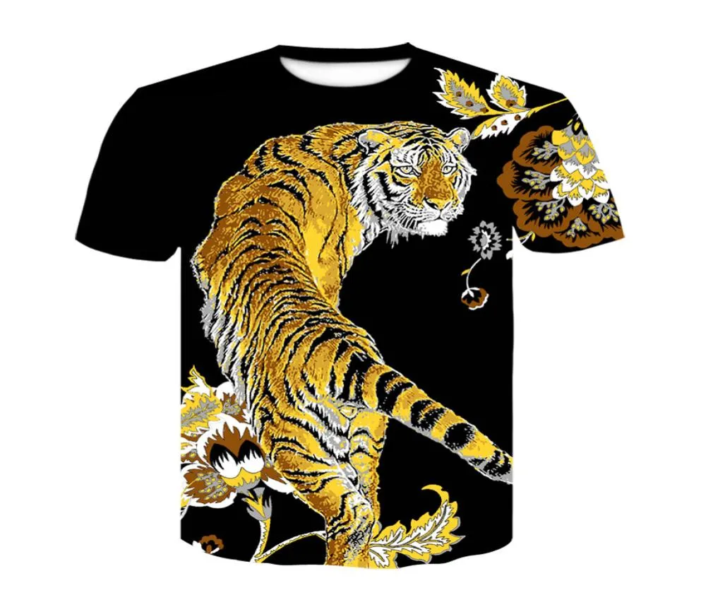 New Dragontiger T Shirt Men Anime Tshirt China 3d Print Tshirt Hip Hop Tee Cool Mens Clothing New Summer Big Size Top8315101