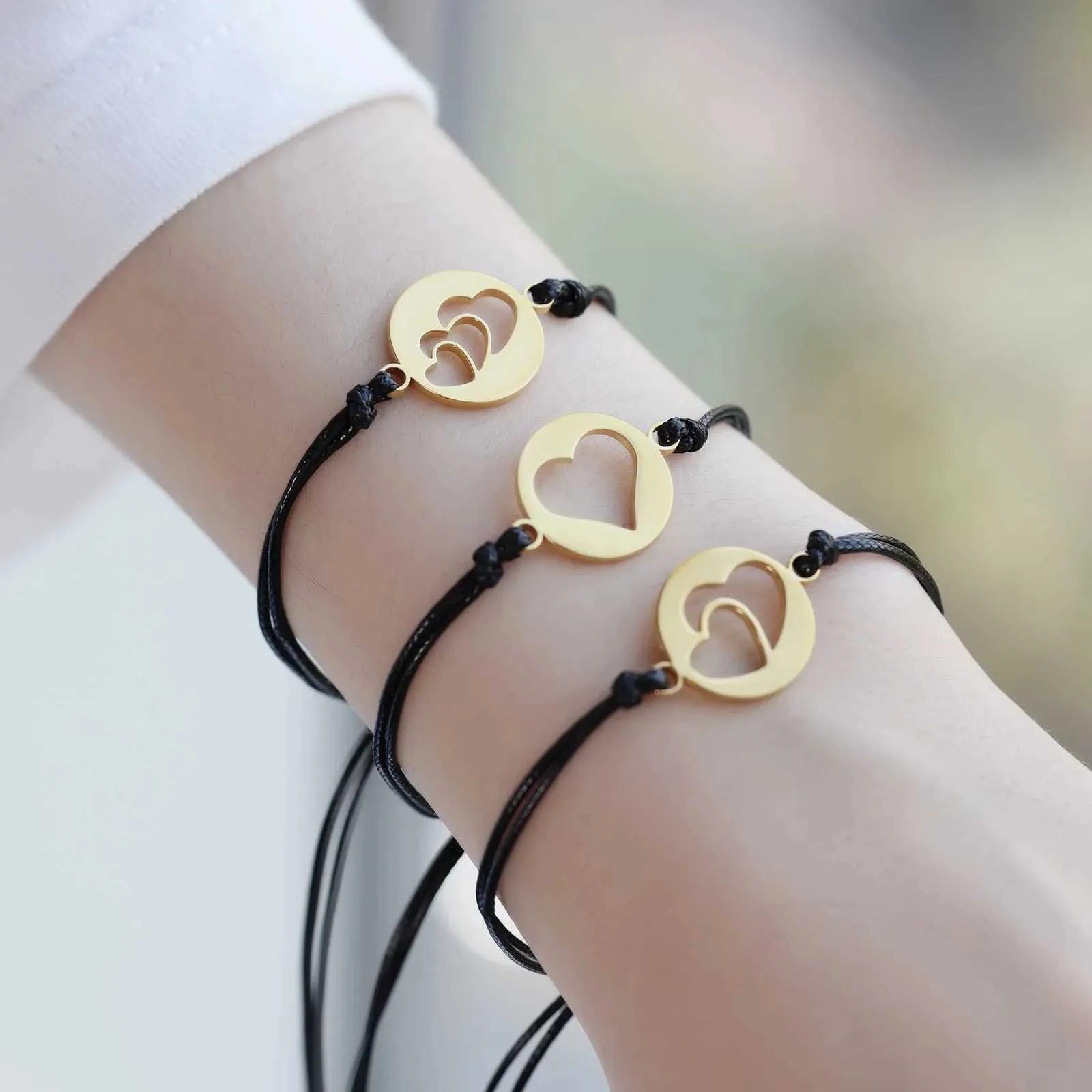 3-teiliges Armbandset Generationen Edelstahl Für Damen_voghion.com