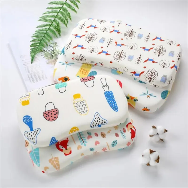 35x20cm baby pillow soft rebound memory foam pillow family bed sleep cushion bed 4-color breathable washable 240424