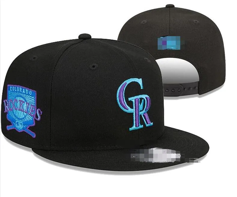 Rockies de baseball américain Snapback Los Angeles Champagago La Ny Pittsburgh Boston Casquette Sports Champion Champions des World Series CAPS Ajustement