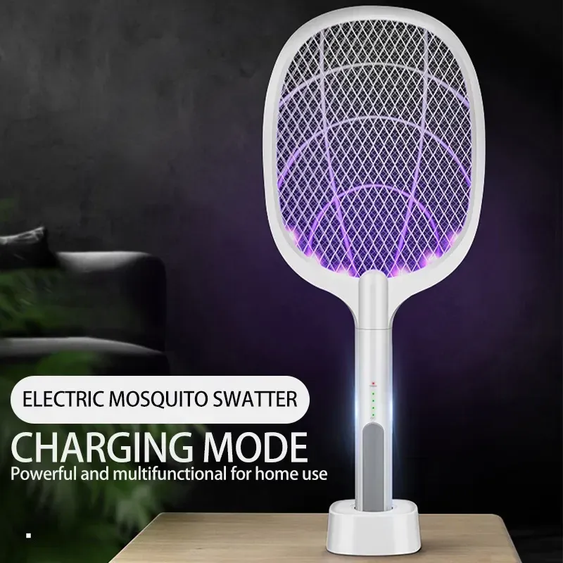 Zappers Mosquito Killerlampe USB wiederaufladbare elektrische faltbare Mückenkillerschläger Fliege Schuhablaste Lampe Zapper Insekten Schläger