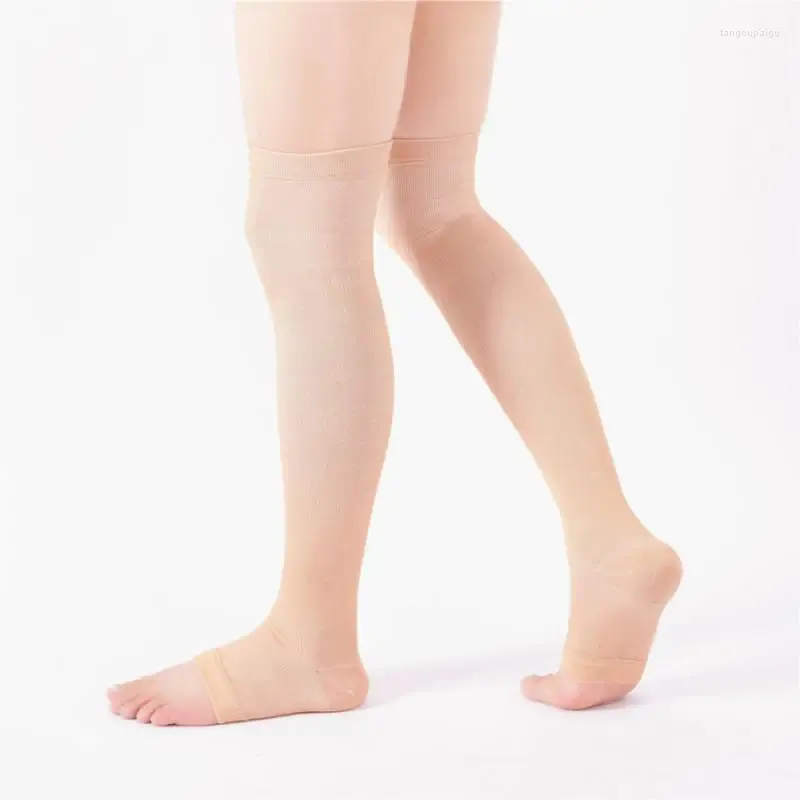 Chaussettes de femmes Soulagement de pression polyvalent une taille unique s'adapte à toutes les manches de la jambe de compression dynamique