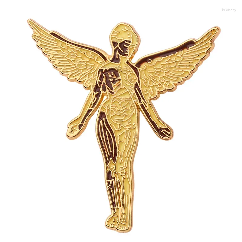 Broches Nivana dans Uteruss ENAMEL PIN GOLD ANGEL