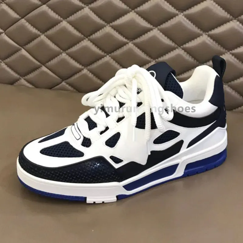 Paten Sk8 Spor Sneakers Designer Trainer Sneaker Sıradan Ayakkabı Ayakkabı Ayakkabı Ayakkabı Açık Deri Çiçek Çalışma Moda Klasik Kadın Erkek Ayakkabı Boyutu 35-45 R1