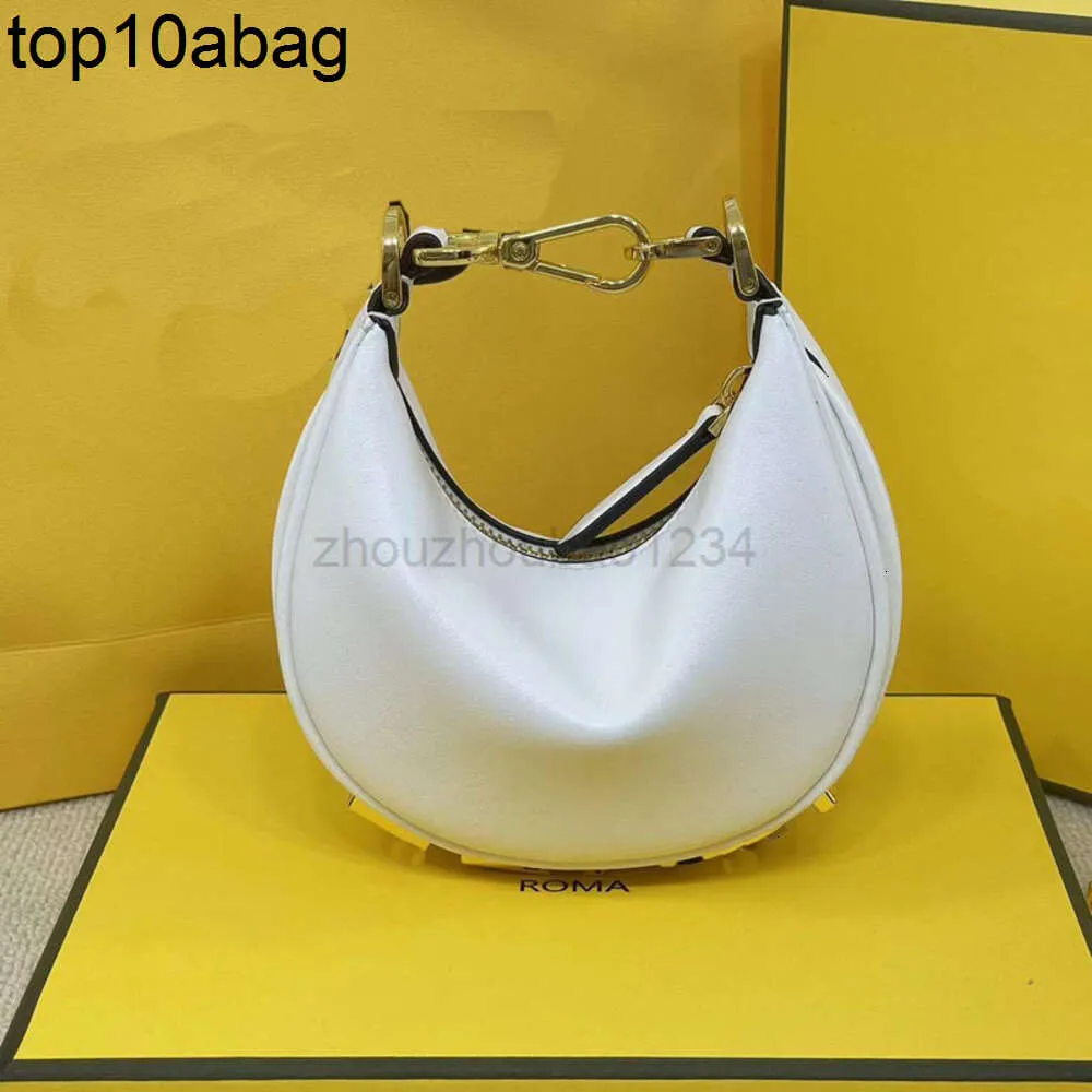 Bolsas Fendig Saco F Bolsa Axilar Crescente Bolsa Bolsa Bolsa Bolsa Undermand Sacos Maletes Lugar Letra Moda Bottom Bolsa de Vilúrea de Couro Zíper Fen