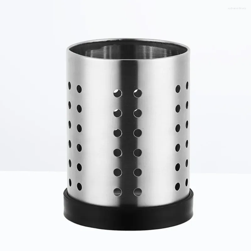 Porte-monnaie de rangement de cuisine Ustensile Organisateur en acier inoxydable Tobiteuse de cuisson