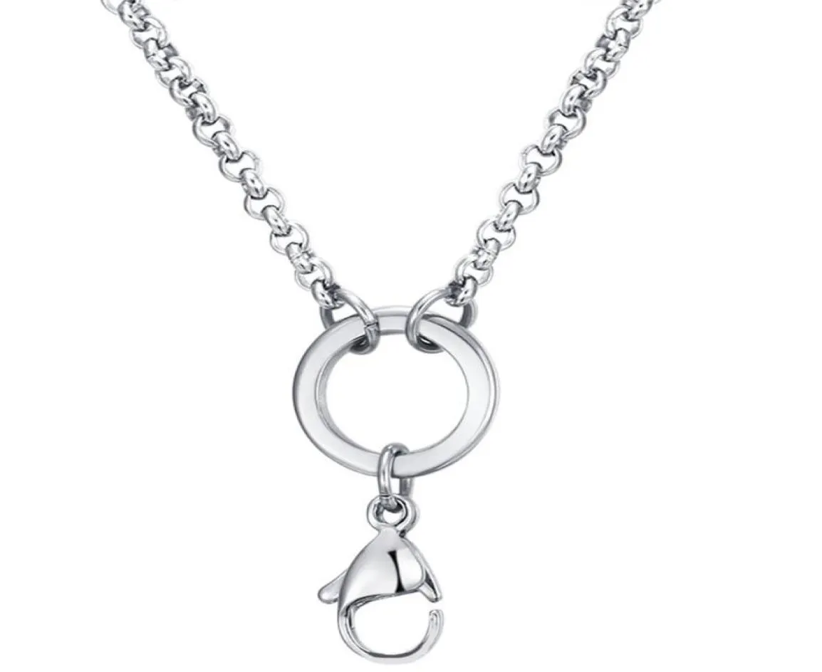 Mesinya 28039039 32039039 25mm 316l Collier de chaîne de chaîne Rolo en acier inoxydable Collier Lanyard Floating Lonyard 3727617