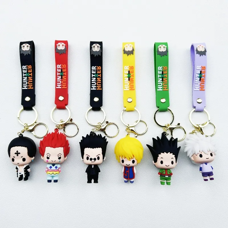 Criativo transfronteiriço em tempo integral.Hunter Xiaojie Qixi Keychain Pingente Cartoon 3D Doll Pinging Carchain