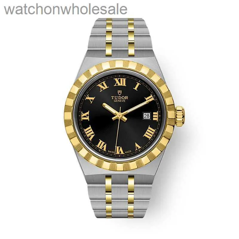 Luxo Tudory Brand Designer Wristwatch Imperador Swiss Watch Series Royal Womens Women Women Calendar Exterior Ring Steel Band M28303-0003 Com o logotipo real 1: 1
