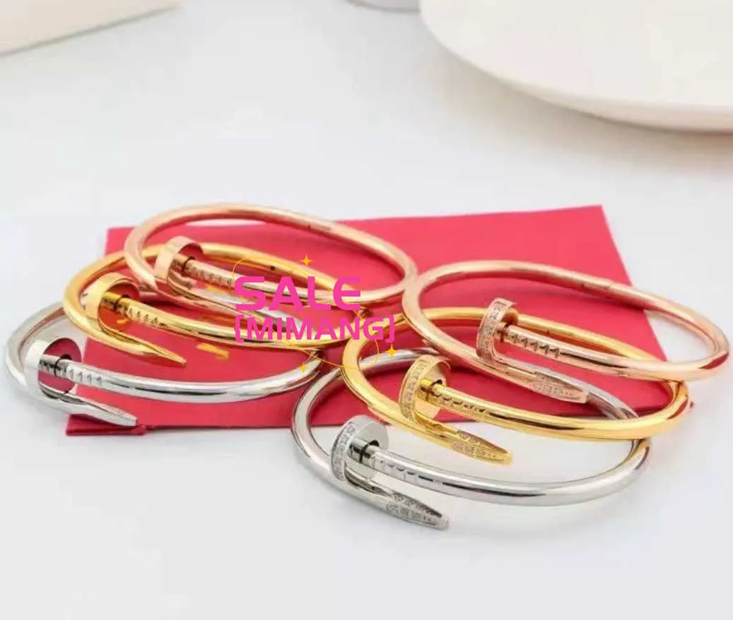 Designer Kajia Nail Bracelet Vacuum Placing 18K Non FADING 18K BIJOURS GOLD FYON F7M3