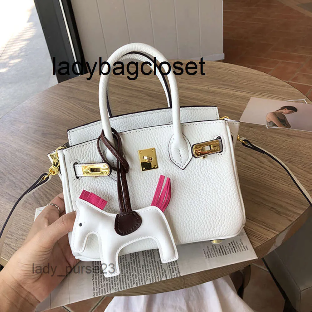 H Tote Qualidade Bir Kins Top Girl Bank Bolsa Couro Cruz Lady Lady Classic Designer Bolsa ombro de verão Mini Cutie Litchi Crossbody Small 20cm V4 Y6fc