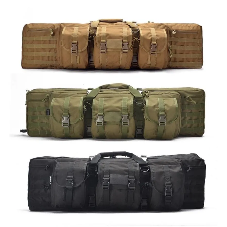 Stuff Sacks 47'' 42'' 36'' Militray UACTICAL Backpack Double Rifle Bag Case Outdoor Shooting Hunting Carr 3304