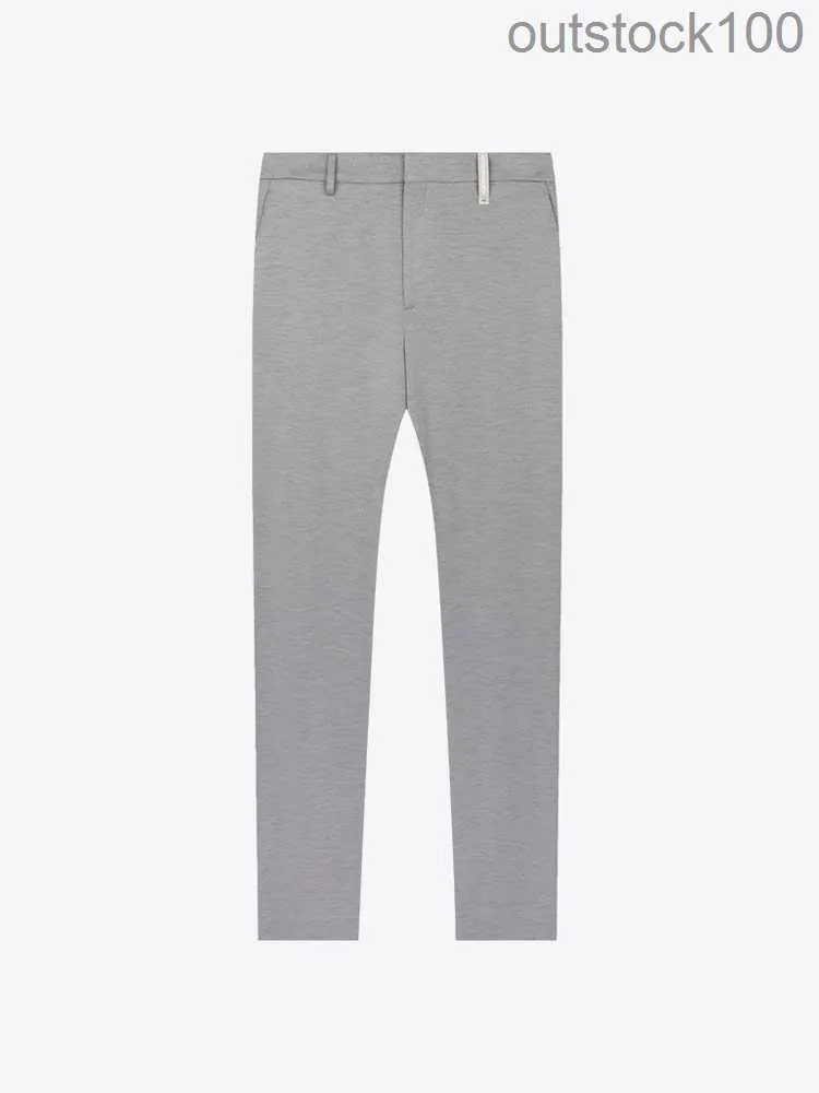 Pantalon de créateur de Buurberlyes de haut niveau pour femmes hommes Men Style de piste Laine en soie Plaine tissée Pantalon décontracté pantalon large avec logo original