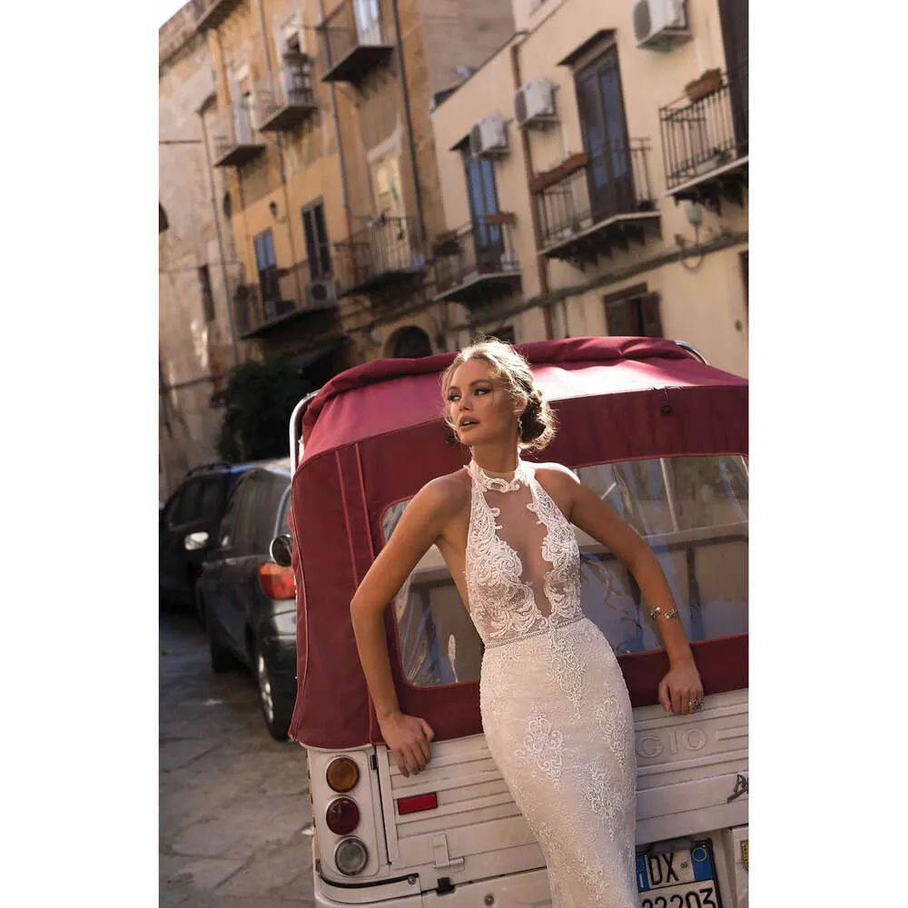 slim fit dress slacks used Berta Custom Made Dress