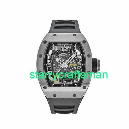 RM Relojes de lujo Reloj Mills RM030 Platinum Men's Watch STBV