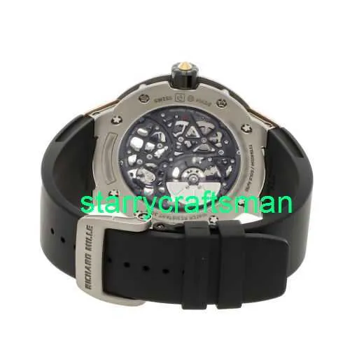 RM Luxury Watches Mechanical Watch Mills RM033 Extra Plat Auto Titanium Montre Hommes RM033 AMTI SEA STNQ