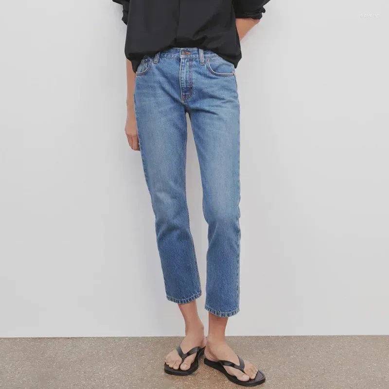 Женские штаны 2024 Летние джинсовые брюки