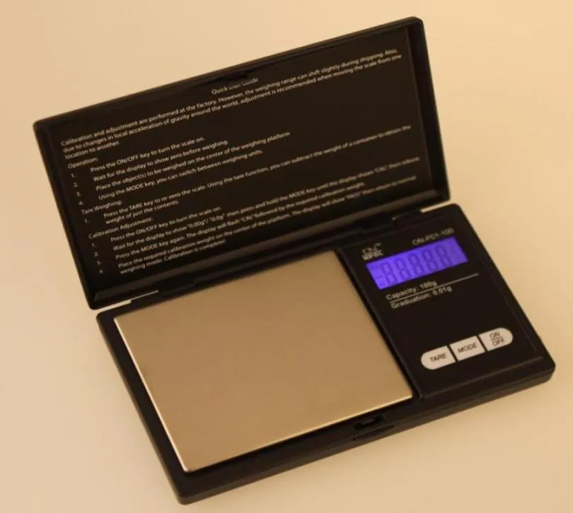 200GX001G Mini Scale numérique 001G Portable LCD Electronic Jewelry Scales Pondération Pondération Diamond Pocket Scales 1000GX01G6660164