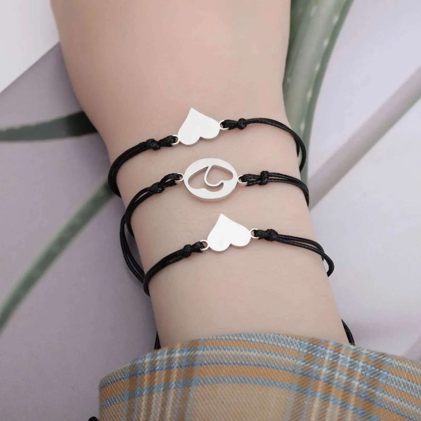 3-teiliges Armbandset Generationen Edelstahl Für Damen_voghion.com