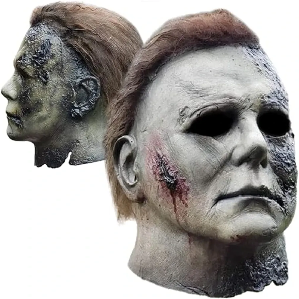 Masks Halloween Michael Myers Mask 2023 Halloween Horror Cosplay Costume Scar Mask