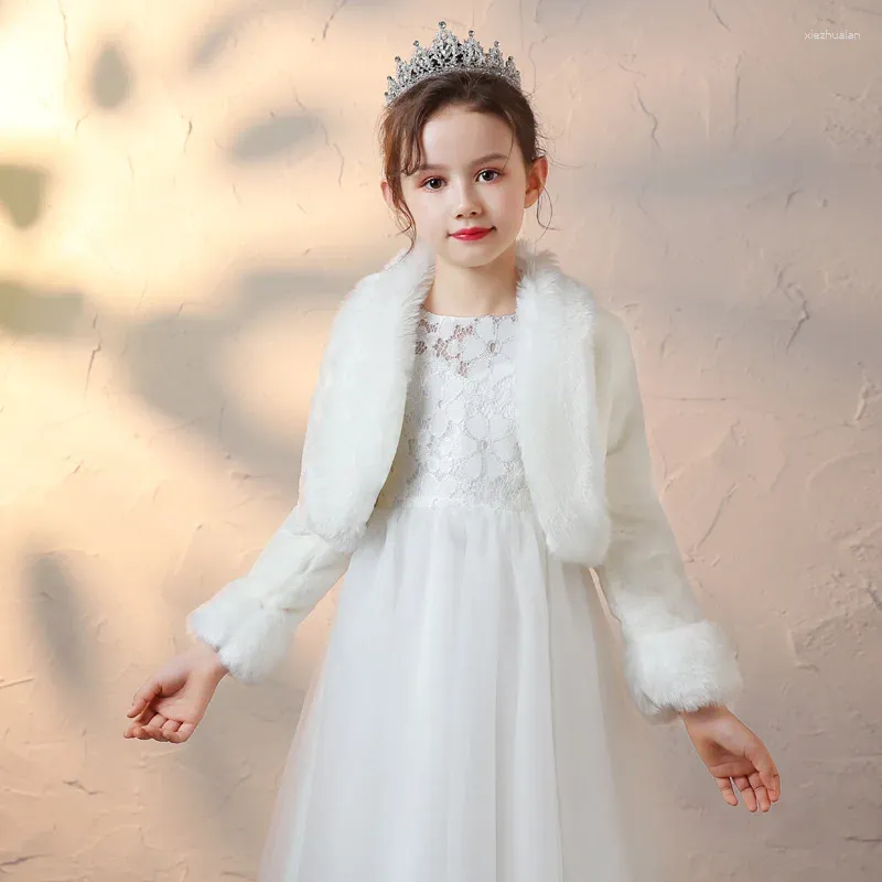 Vestes Veste de mariage des filles hiver